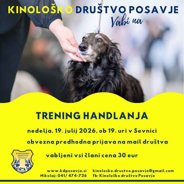 Trening handlanja z Elo Kolenc
